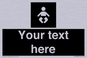 Custom information: black panel baby change